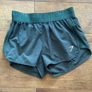 Emerald Green Loose fit shorts Size Small